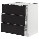 SEKTION / MAXIMERA Base cab f hob/3 fronts/3 drawers