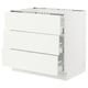 SEKTION / MAXIMERA Base cab f hob/3 fronts/3 drawers