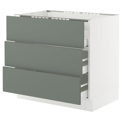 SEKTION / MAXIMERA Base cab f hob/3 fronts/3 drawers