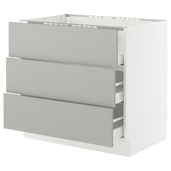 SEKTION / MAXIMERA Base cab f hob/3 fronts/3 drawers