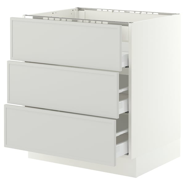 SEKTION / MAXIMERA Base cab f hob/3 fronts/3 drawers