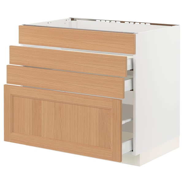 SEKTION / MAXIMERA Base cab f hob/4 fronts/3 drawers