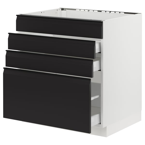 SEKTION / MAXIMERA Base cab f hob/4 fronts/3 drawers