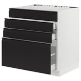 SEKTION / MAXIMERA Base cab f hob/4 fronts/3 drawers