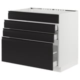 SEKTION / MAXIMERA Base cab f hob/4 fronts/3 drawers