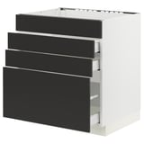 SEKTION / MAXIMERA Base cab f hob/4 fronts/3 drawers