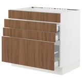 SEKTION / MAXIMERA Base cab f hob/4 fronts/3 drawers