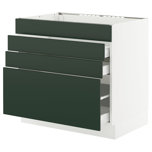 SEKTION / MAXIMERA Base cab f hob/4 fronts/3 drawers