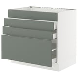 SEKTION / MAXIMERA Base cab f hob/4 fronts/3 drawers