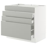 SEKTION / MAXIMERA Base cab f hob/4 fronts/3 drawers