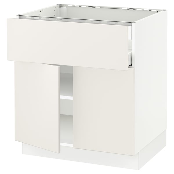 SEKTION / MAXIMERA Base cab f hob/drawer/shelves/2 drs