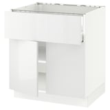 SEKTION / MAXIMERA Base cab f hob/drawer/shelves/2 drs
