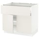 SEKTION / MAXIMERA Base cab f hob/drawer/shelves/2 drs