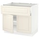 SEKTION / MAXIMERA Base cab f hob/drawer/shelves/2 drs