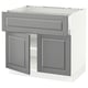 SEKTION / MAXIMERA Base cab f hob/drawer/shelves/2 drs