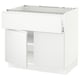 SEKTION / MAXIMERA Base cab f hob/drawer/shelves/2 drs