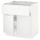 SEKTION / MAXIMERA Base cab f hob/drawer/shelves/2 drs
