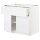 Option: SEKTION / MAXIMERA Base cab f hob/drawer/shelves/2 drs