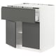 SEKTION / MAXIMERA Base cab f hob/drawer/shelves/2 drs