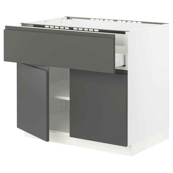 SEKTION / MAXIMERA Base cab f hob/drawer/shelves/2 drs