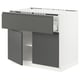 SEKTION / MAXIMERA Base cab f hob/drawer/shelves/2 drs