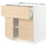SEKTION / MAXIMERA Base cab f hob/drawer/shelves/2 drs