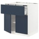 SEKTION / MAXIMERA Base cab f hob/drawer/shelves/2 drs