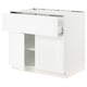 Option: SEKTION / MAXIMERA Base cab f hob/drawer/shelves/2 drs