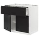 SEKTION / MAXIMERA Base cab f hob/drawer/shelves/2 drs