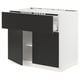 Option: SEKTION / MAXIMERA Base cab f hob/drawer/shelves/2 drs