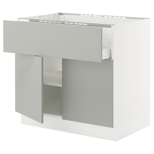 SEKTION / MAXIMERA Base cab f hob/drawer/shelves/2 drs