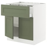 SEKTION / MAXIMERA Base cab f hob/drawer/shelves/2 drs