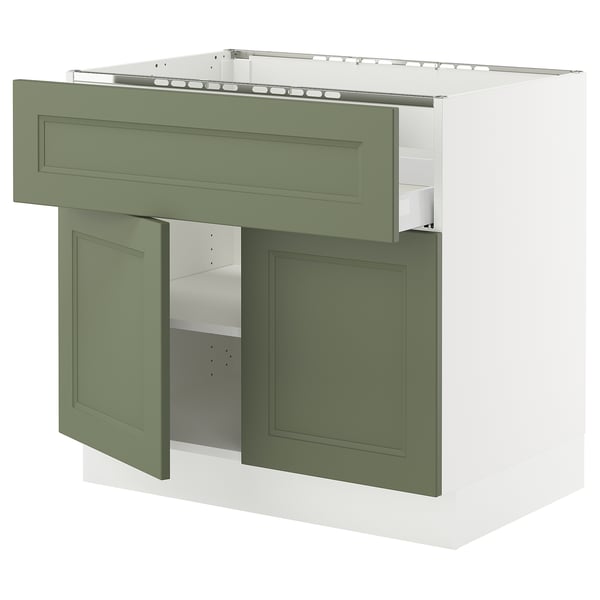 SEKTION / MAXIMERA Base cab f hob/drawer/shelves/2 drs