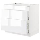 SEKTION / MAXIMERA Base cab f hob/int extractor w drw