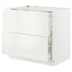 SEKTION / MAXIMERA Base cab f hob/int extractor w drw