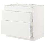 SEKTION / MAXIMERA Base cab f hob/int extractor w drw