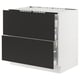 Option: SEKTION / MAXIMERA Base cab f hob/int extractor w drw