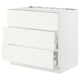 SEKTION / MAXIMERA Base cab f hob/int extractor w drw
