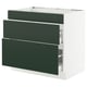 Option: SEKTION / MAXIMERA Base cab f hob/int extractor w drw