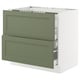Option: SEKTION / MAXIMERA Base cab f hob/int extractor w drw