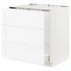 SEKTION / MAXIMERA Base cab f sink/waste sort/3 fronts