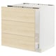 SEKTION / MAXIMERA Base cab f sink/waste sort/3 fronts