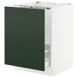SEKTION / MAXIMERA Base cab f sink/waste sort/3 fronts