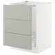 SEKTION / MAXIMERA Base cab f sink/waste sort/3 fronts