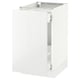 SEKTION kitchen unit in white with glossy finish and sleek design.