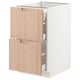 SEKTION / MAXIMERA Base cab with 2 fronts/3 drawers