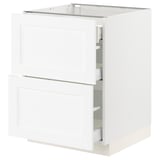 SEKTION / MAXIMERA Base cab with 2 fronts/3 drawers