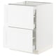 SEKTION / MAXIMERA Base cab with 2 fronts/3 drawers