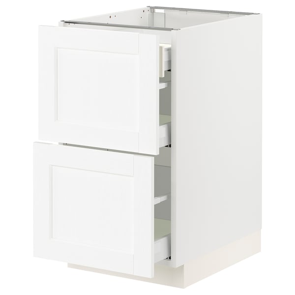SEKTION / MAXIMERA Base cab with 2 fronts/3 drawers