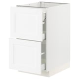 SEKTION / MAXIMERA Base cab with 2 fronts/3 drawers